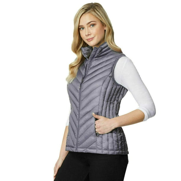 32 Degrees Heat Women Packable Lightweight Quilted Puffer Vest