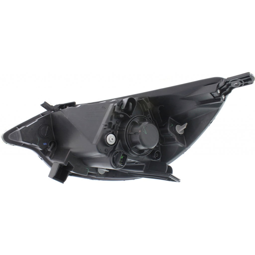 For Kia Rio Headlight Assembly 2012 13 14 15 16 2017 Pair Driver and Passenger Side Black Housing w/Bulbs CAPA Certified For KI2502159