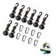 thumbnail image 5 of Anclaje De Succión De 4 Uds., Kit De Gancho De Succión De Plástico De Carga Pesada Con 4 Mosquetones, Kit De Gancho Colgante De Ventosa Reutilizable Para Coche De Techo De Casa Yuarrent OD010735-02, 5 of 7