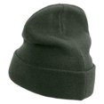 thumbnail image 2 of Number 1 Quality Sign Embroidered Big Size Acrylic Long Beanie - Grey XL-3XL, 2 of 5