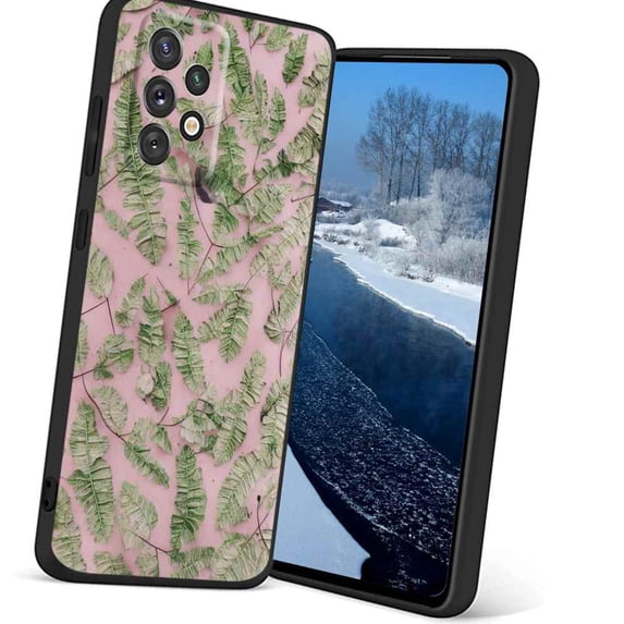 Compatible with Samsung Galaxy A32 5G Phone Case, Leaf-238 Case Silicone Protective for Teen Girl Boy Case for Samsung Galaxy A32 5G