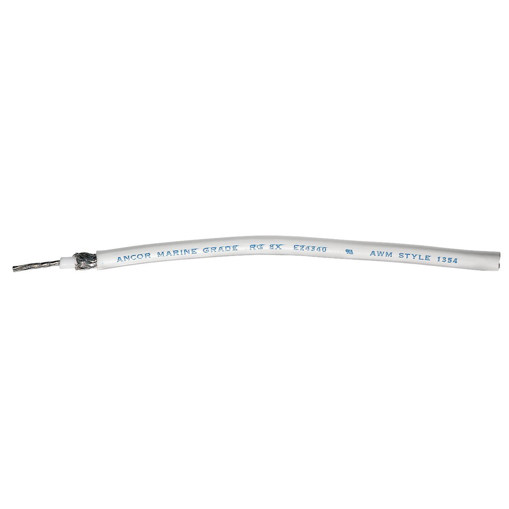 Ancor White RG 59U Coaxial Cable - 250' [151025]