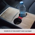 thumbnail image 4 of Water Bottle Holder Limiter For Tesla Model 3/Y 2021 Cup Slot Limiter Slip ABS Limiting Clip Car Cup Holder Clip Spring Locking Vibration Reducing Interior Accessory, 4 of 9