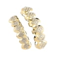 thumbnail image 1 of Cubierta deslumbran prillas de pa accesorios de fotografía de disfraces Dorado Colco Tapas Parrillas Boca, 1 of 8