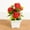 Red, variant on Hmgxay Foam Rose Miniature Bonsai, Faux Rose Small Potted Flowers for Home Decor, Imitation Floral Arrangement for Office Desktop, Artificial Flower Pot for Tabletop Decoration(Red)