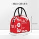 thumbnail image 2 of Easygdp Saying Ho Ho Ho Bolsa de Almuerzo Insulada Grande, Forro de Aluminio, Diseño Espacioso, a Prueba de Fugas, Ideal para Trabajo, Picnics, Viajes y Actividades al Aire Libre, 2 of 6