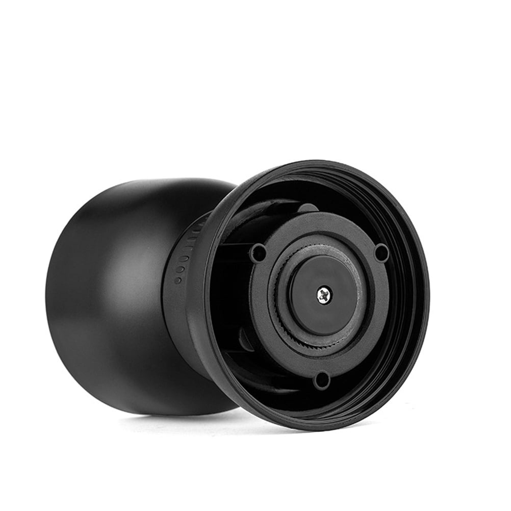 CRILSTYLEO Large Capacity Coffee Bean Container with Ceramic Core and Sleek Black Acrylic Design, Ideal for Home and Office Storage