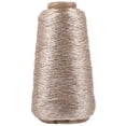 thumbnail image 1 of Juego de hilo de algodón con purpurina brillante para crochet, ovillos de lana para tejer (100 g dorado), 1 of 6