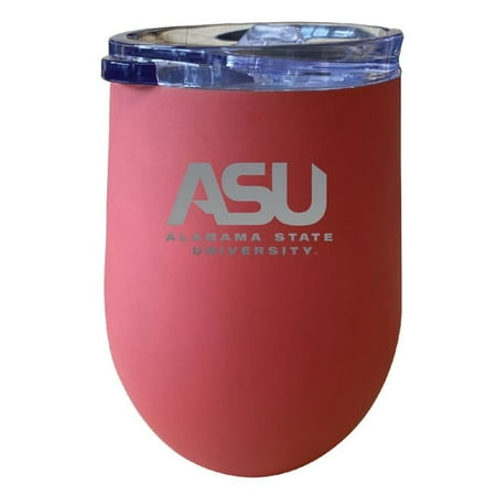 

R & R Imports ITWE-C-ALS20C Alabama State University 12 oz Insulated Wine Stainless Steel Tumbler Coral