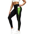 thumbnail image 3 of Tqcoqu High Waist Tummy Control Running Yoga Pants for Women Athletic Workout Leggings with Pockets,Green,Women's S-XXXL, 3 of 6