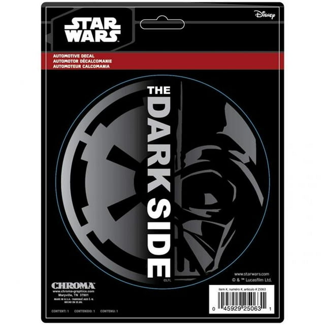 Star Wars Star Wars Dark Side Darth Vader Car Emblem Stickers
