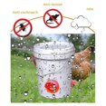 thumbnail image 5 of Comedero para pollos a prueba de ratas, 8 puertos y 1 sierra perforadora Alimento para aves de corral Naranja Ruikalucky kaili Sencillez, 5 of 5