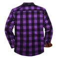 thumbnail image 2 of SPEEDRUN Men's Flannel Shirts Cotton Long Sleeve Shirt Casual Button Down Shirts with 2 Pockets, 2 of 8