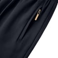 thumbnail image 5 of RKSTN Ice Silk Running Shorts Men Quick Dry Workout Shorts Plus Size Drawstring Waist Straight Leg Lightweight 5 Inch Mens Casual Shorts with Pockets (Black ,XXL), 5 of 6