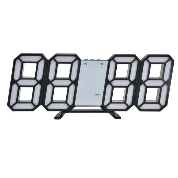 LED Alarm Clock,Digital Wall Clock Modern Wall Digital Clock Digital Clock Wall Built to Last