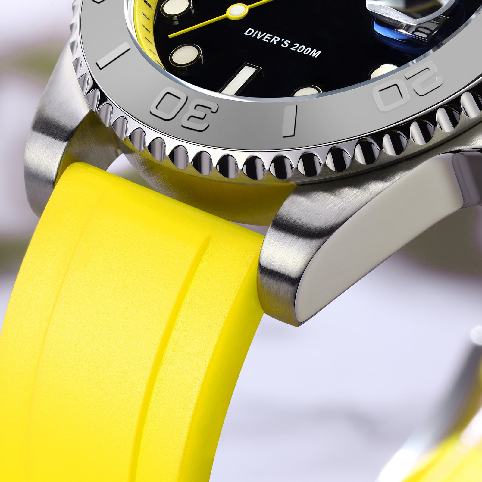 ADDIESDIVE Men's Dive Watch - 200M Water Resistant, Japanese Quartz Movement, Ceramic Bezel & Super Luminous Quartz Watches for Men
