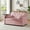Pink, variant on Grey Velvet Convertible Bed, Featuring Rotating Side Table, Modern Style, Turns Into Bed Promptly, Multiple Adjustable Settings, Materials, Easy Assembly Required With Contemporary Look, Becomes A