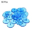 thumbnail image 3 of Uxcell 24mm Round Transparent Plastic Golf Ball Markers for Flat Position Mark Blue 50 Pack, 3 of 5