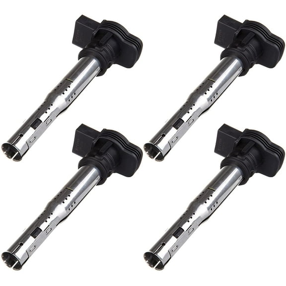 CCIYU Pack of 4 Ignition Coils for Au-di for Volkswa-en 2005-2012 Fits for UF575 UF-575 C1627