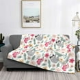 thumbnail image 2 of Naloa Cute Cartoon Sloth Flannel Blankets - Thick and Warm Blanket for Winter, Soft Fuzzy Plush King Blanket for All Seasons50"x40", 2 of 6