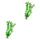 thumbnail image 4 of Methold Planta Artificial para acuario submarino, algas decorativas, hierbas acuáticas, decoración de repuesto DIY, adorno de visualización Verde 2piezas, 4 of 6