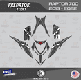 thumbnail image 4 of Kalair GFX Graphics Kit for Yamaha ATV RAPTOR 700 (2013-2022) Predator Series, 4 of 5