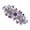 B, variant on Vintage Delicate Fascinator with Rhinestones for 1920s Parties Delicate Crystal Flapper Flower Headpiece
