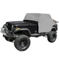 thumbnail image 2 of Rugged Ridge by RealTruck Deluxe Cab Cover for Jeep CJ/Wrangler YJ | Gray, Water Resistant | 13321.02 | Compatible with 1976-2006 Jeep CJ & Wrangler, 2 of 2