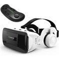 thumbnail image 1 of 2022 VR Headset Compatible with iOS/Android 3D Virtual Reality Glasses with remote Controller Headphones Adjustable 3d Glasses, 1 of 6