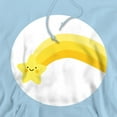 thumbnail image 2 of Care Bears: Unlock the Magic Wish Bear Belly Adult Pull-Over Hoodie, Light Blue, Medium, 2 of 4