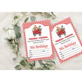 thumbnail image 4 of Darling Souvenir White Birthday Invitation Card 28 Pcs Fill or Write In Blank Invites Printable Party Supplies 5 x 7 Inches, 4 of 5