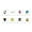 Unframed Version, variant on Gallery Pops Sanrio Hello Kitty - Characters Wall Art Bundle (8-Pack)