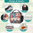 thumbnail image 5 of Wobogo American Flag Gnome Lunch Bag Insulated Portable Cooler Tote Bag for for Adults Kids Work Office School Picnic Beach, 5 of 7