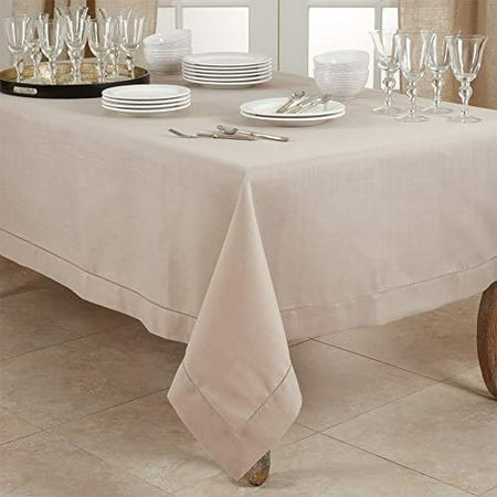 

Fennco Styles Classic Hemstitch Design Table Linen Collection for Home DÃ©cor Dining Table Banquets Holidays