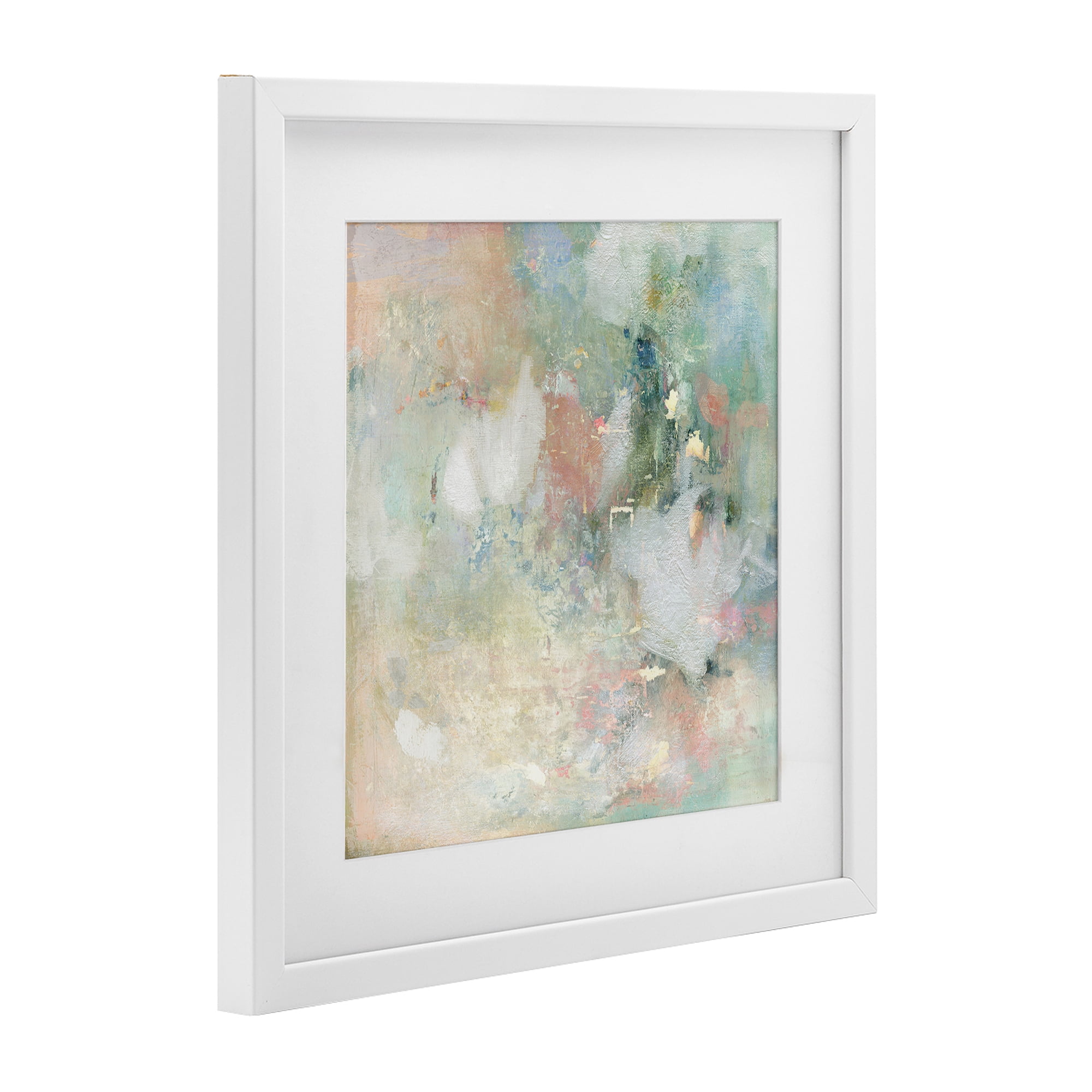 Stupell Industries Serene Pastel Brushstroke Harmony White Framed Print Under Glass, design by Carol Robinson