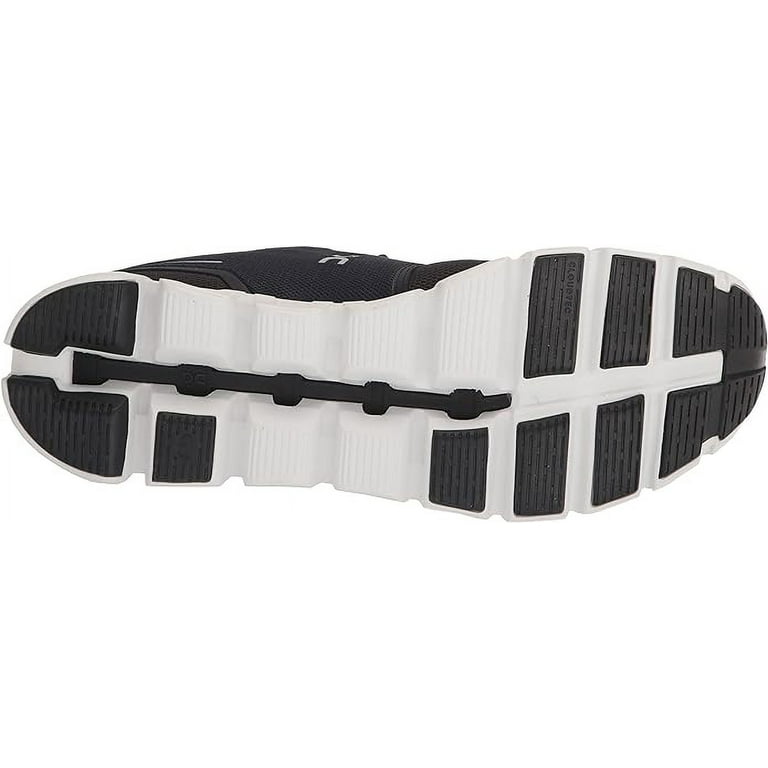 ON RUNNING Men's Cloud 5 Black/White Athletic Shoes, Size 8.5