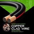 thumbnail image 5 of GearIT Pro Series Copper Clad Aluminum 16/2 16awg Home Theater & Car Audio Speaker Wire, 2 conductor Cable, Black 500ft, 5 of 7
