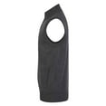 thumbnail image 3 of Henbury Mens Plain Full Zip Sleeveless Vest, 3 of 4