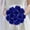 Blue, variant on 12pcs Glitter Black Artificial Roses - Elegant Floral Decor for Valentine's Day, Halloween, Weddings, and More