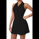 thumbnail image 1 of Vestido Deportivo Ajustado de Cintura Alta Negro M, 1 of 6