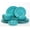 Teal, variant on 18-Piece Dinnerware Set, Melamine Dishes Set with Bowls and Plates, Service for 6, Non-breakable Lightweight Dining Tableware, Teal