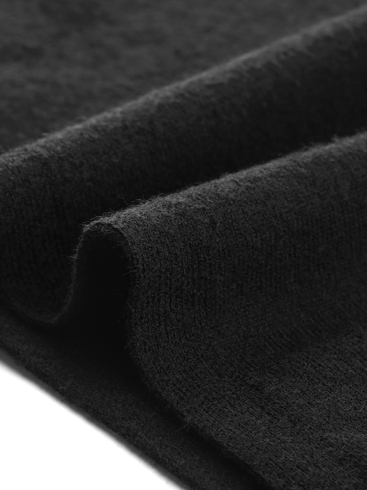 DARING DIVA Women's Batwing Sleeve Oversized Knit Sweater Pullover Tops L Black