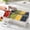 4 Compartments, variant on Threns Snackle Box Container with 3 Removable Stainless Steel Compartments Divided Serving Tray with Portable Handle for Beach, Road Trip, Picnic, Boat Days, Ball Games, Pool and Parties