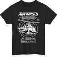 thumbnail image 3 of Camiseta unisex de algodón pesado con diseño de helicóptero Airwolf, arma militar robada de la Fuerza Aérea, 3 of 5