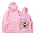 thumbnail image 1 of Addison Rae The Addison Tour Merch Hoodies Cosplay Women Men Long Sleeve Sweatshirts,Pink,XXXL, 1 of 6