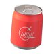 thumbnail image 4 of Cubo de basura con forma de lata de cola, pequeño, redondo, ahorrador de espacio, organizador de papel, cubo de basura Rojo con rueda, 4 of 9