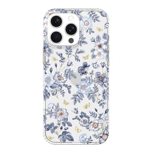Onn iPhone 16 Pro Max Blue Toile Case