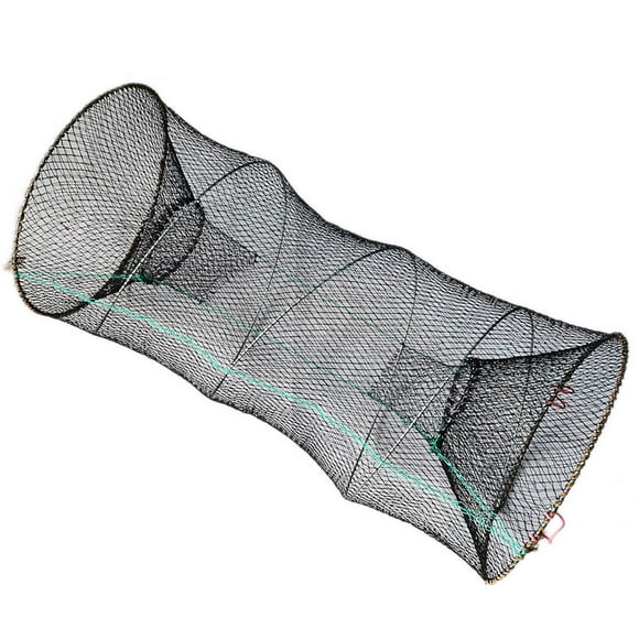 facefd Foldable Mesh Crab Crayfish Lobster Shrimp Fish Trap Cage Prawn Hand Trap Fishing Net Fishing Network Fish Trap Cage