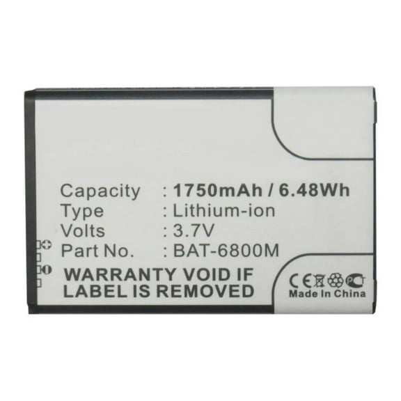 Batteries N Accessories BNA-WB-L3528 Cell Phone Battery - Li-Ion, 3.7V, 1750 mAh, Ultra High Capacity Battery - Replacement for Pantech BAT-6800M Battery