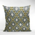 thumbnail image 4 of Plutus Velvet Majestic Blue, Citrine, Cream Handmade Luxury Pillow - Double sided 22" x 22", 4 of 5